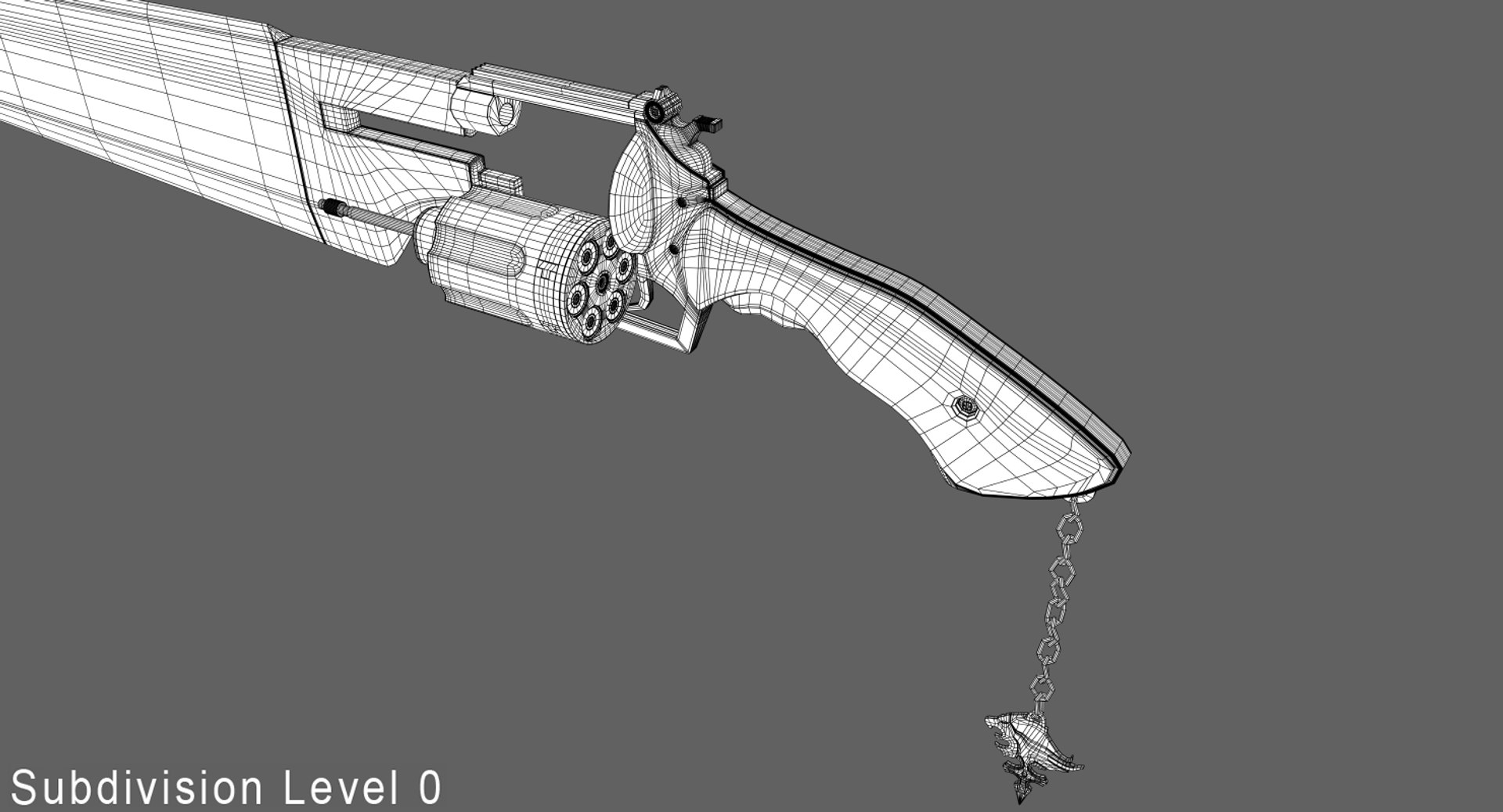 3d Model Gunblade Gun Blade