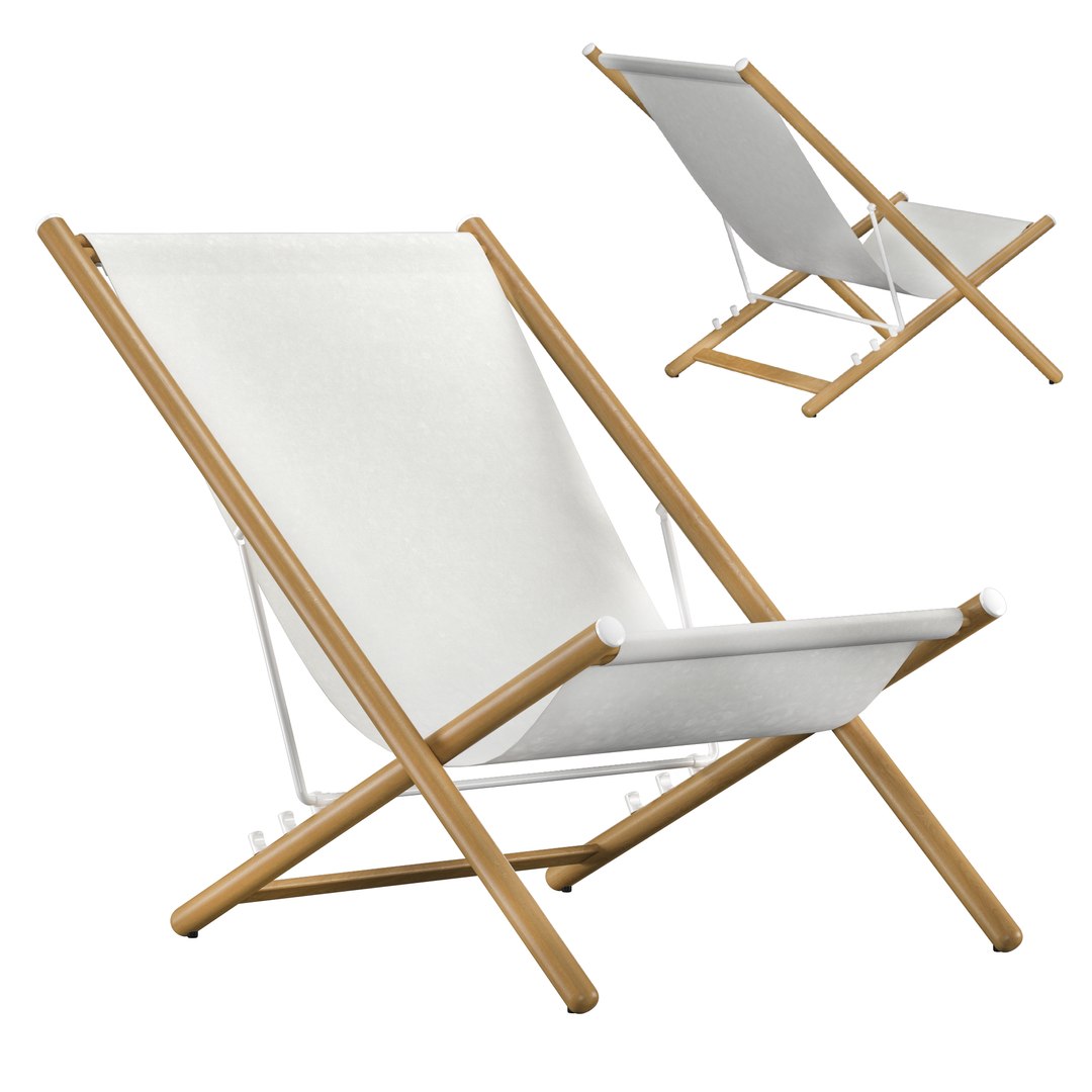 Voyager Deck Chair 3D Model - TurboSquid 1895360