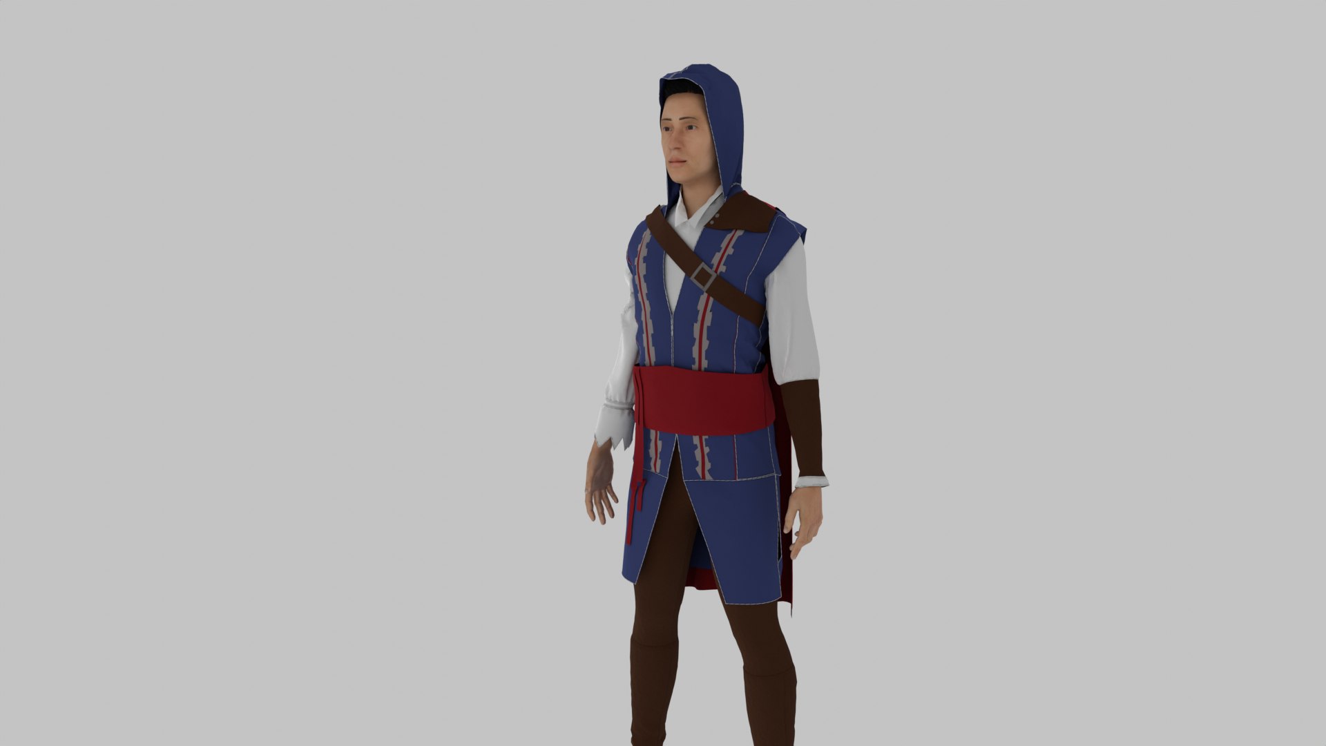 Assassin Character 3D Model - TurboSquid 1970606