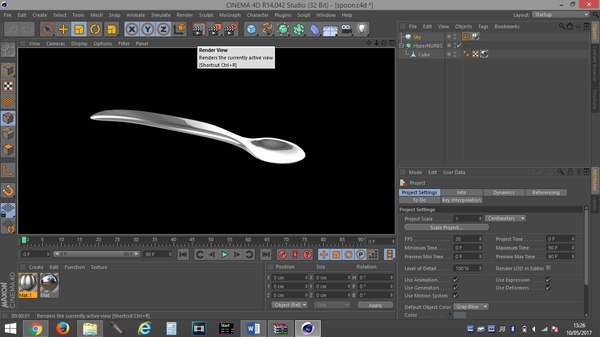 3D spoon model - TurboSquid 1155593