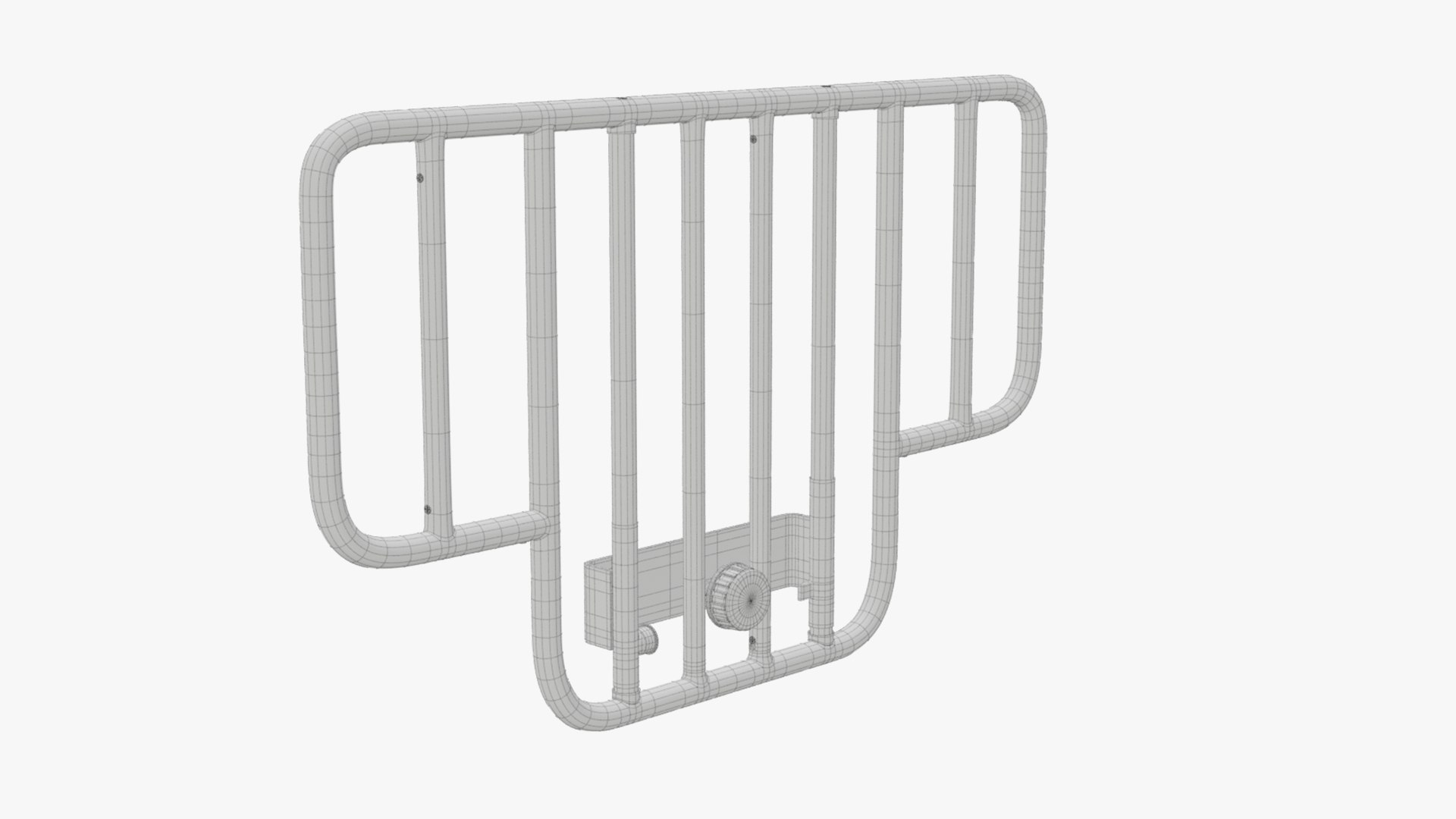 3D Half Rail for Medical Beds-02 - TurboSquid 1897604