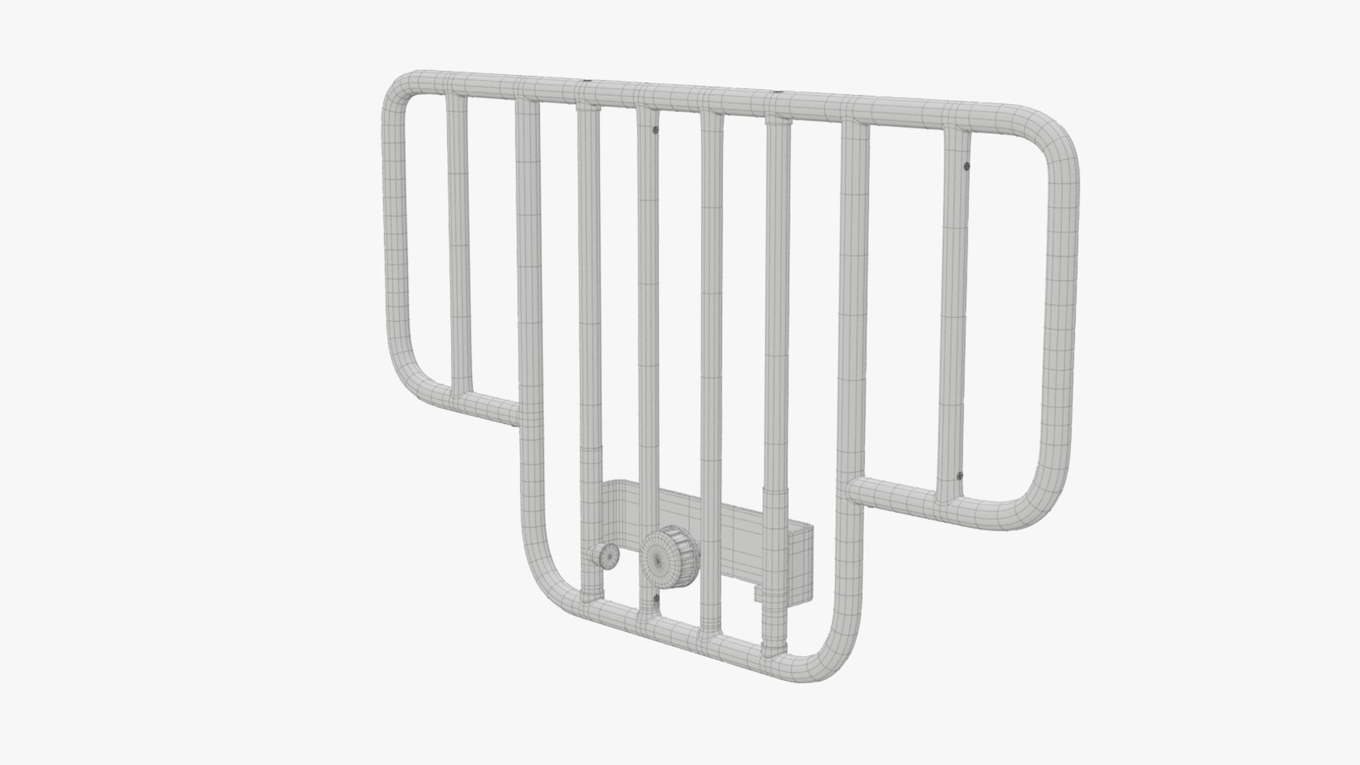 3D Half Rail for Medical Beds-02 - TurboSquid 1897604