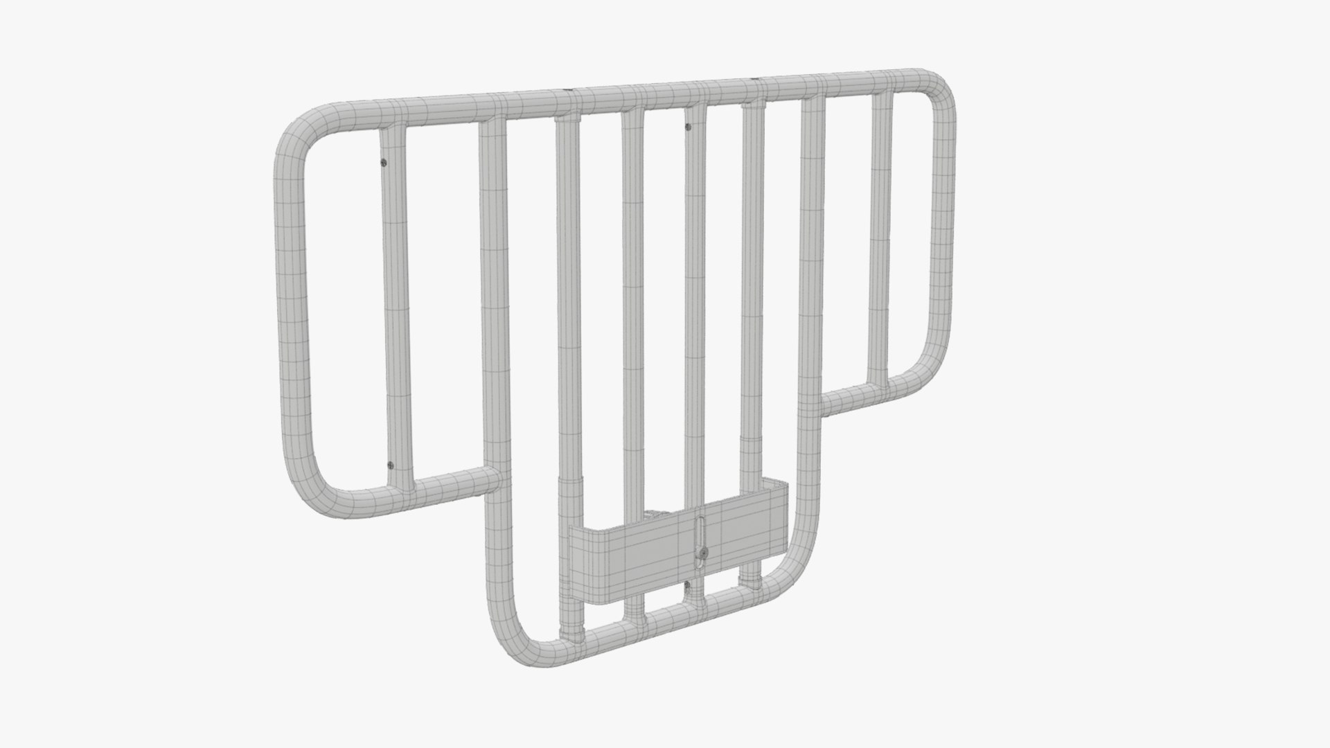 3D Half Rail for Medical Beds-02 - TurboSquid 1897604