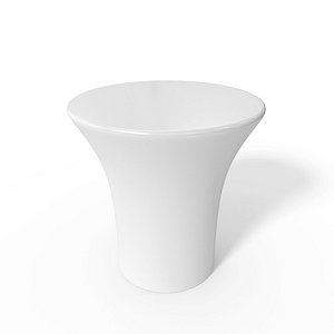 modern white table 3D