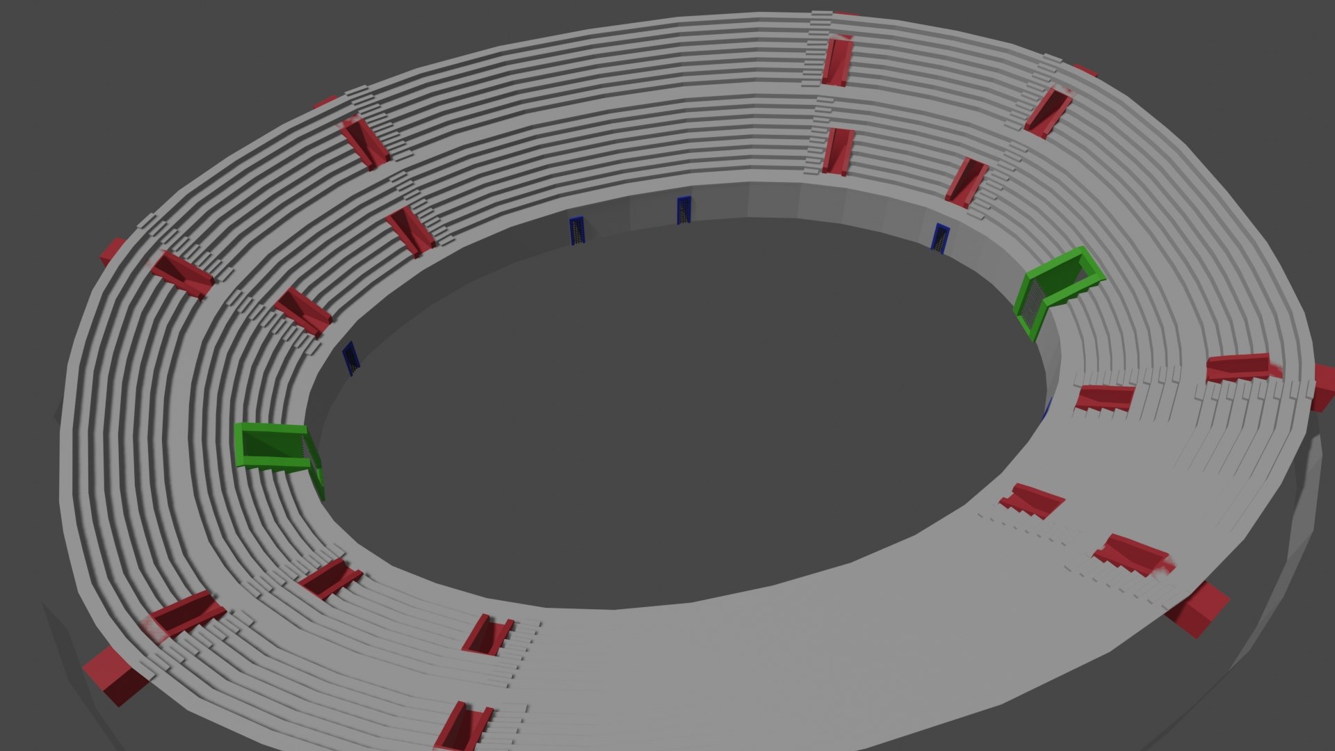 3D Model Roman Amphitheater - TurboSquid 2158382