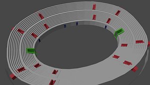 3D model Roman amphitheater