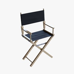 3D director chair
