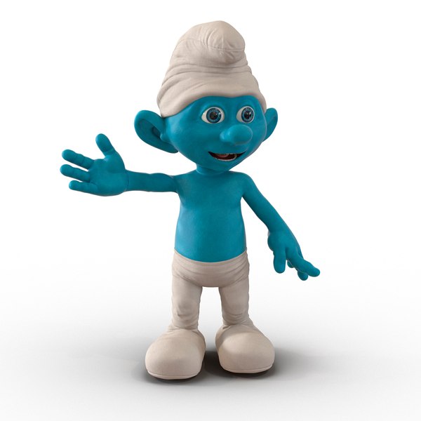 スマーフ Smurf プラスチック 3D フェイス マグセット 大きいサイズ スマーフ Smurf プラスチック 3D フェイス マグセット 大きい