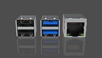 Lan Usb Port