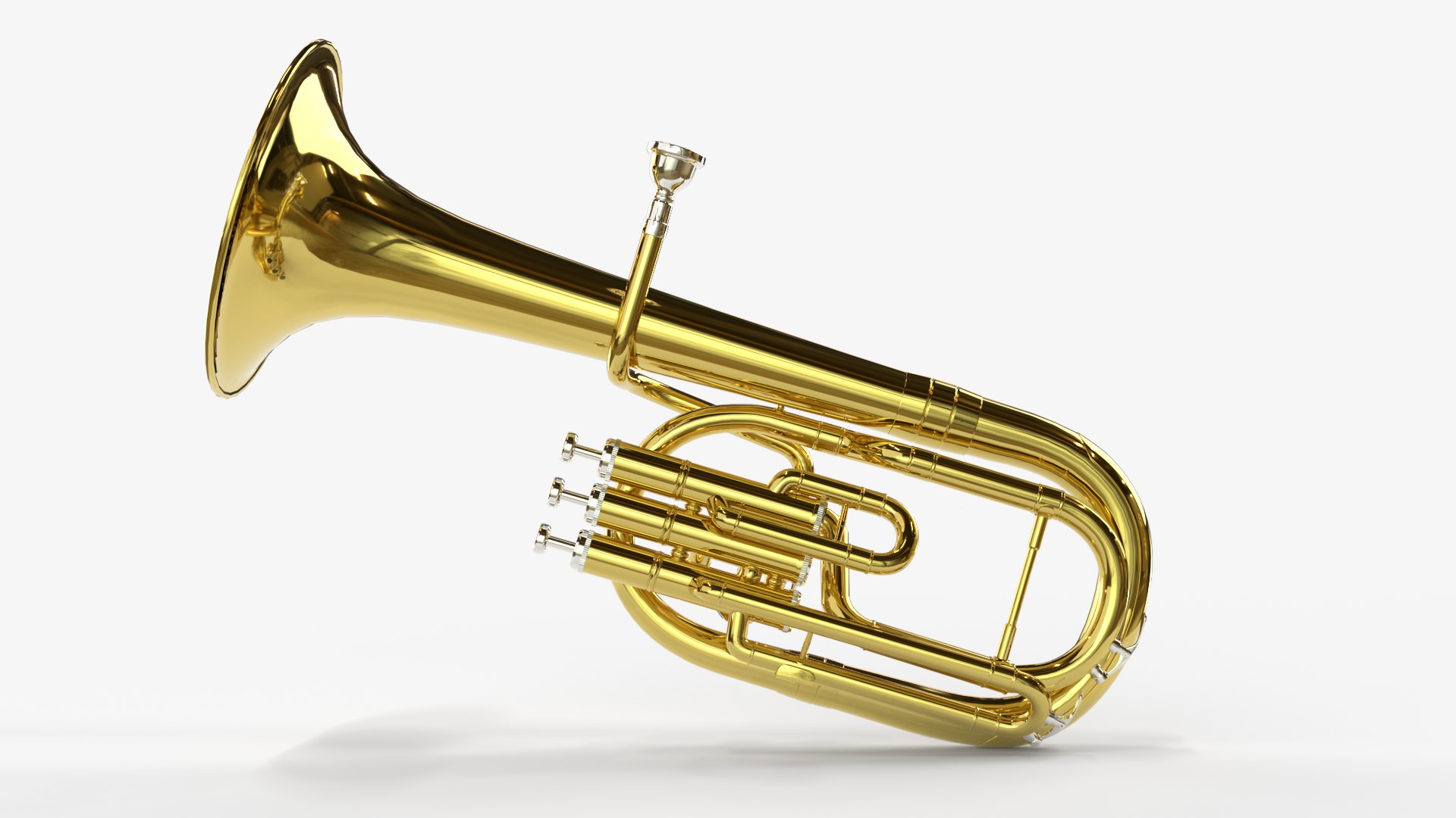 Alto Horn And Tenor Horn Three Types Of Materials Brass Copper And ...
