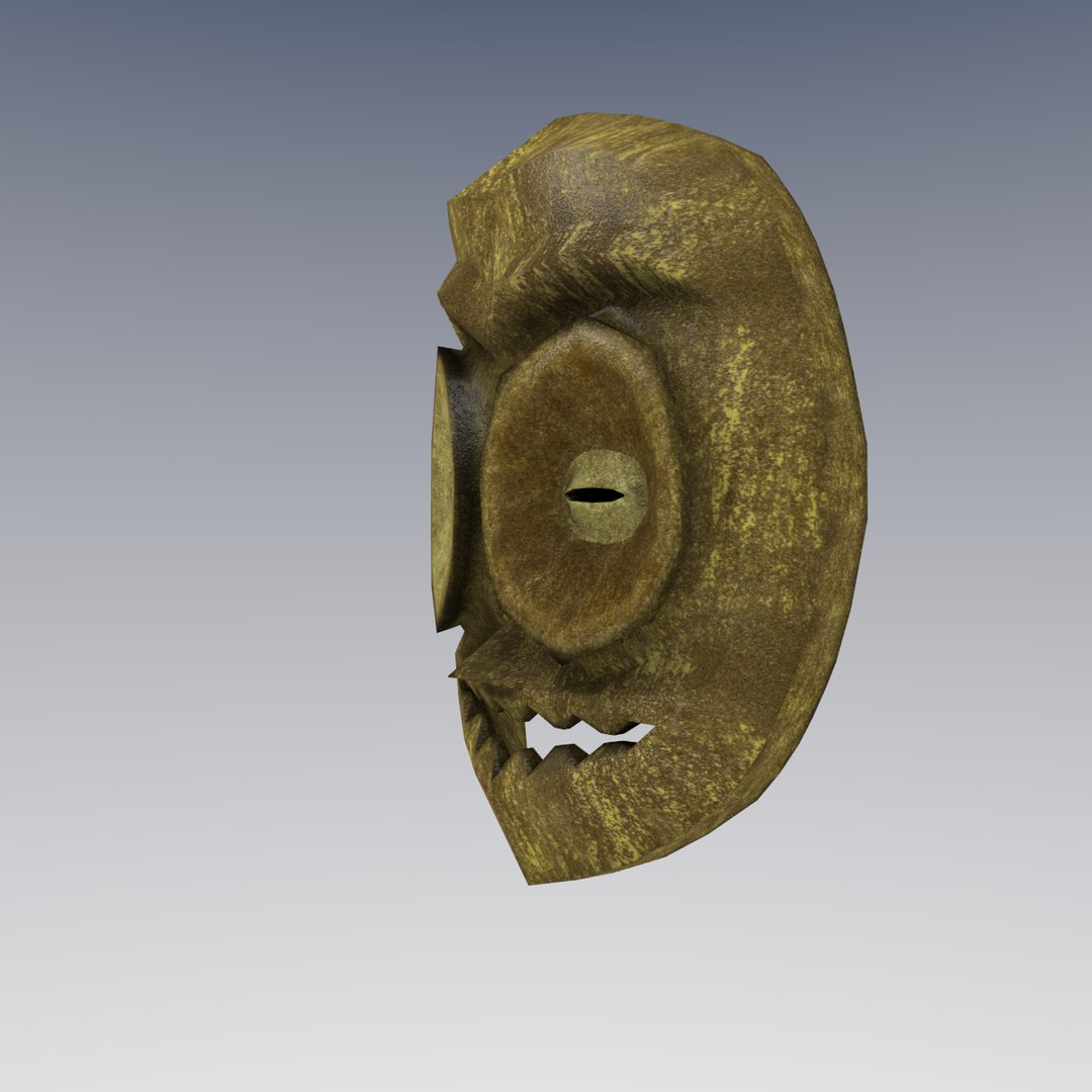 African mask 3D - TurboSquid 1291670