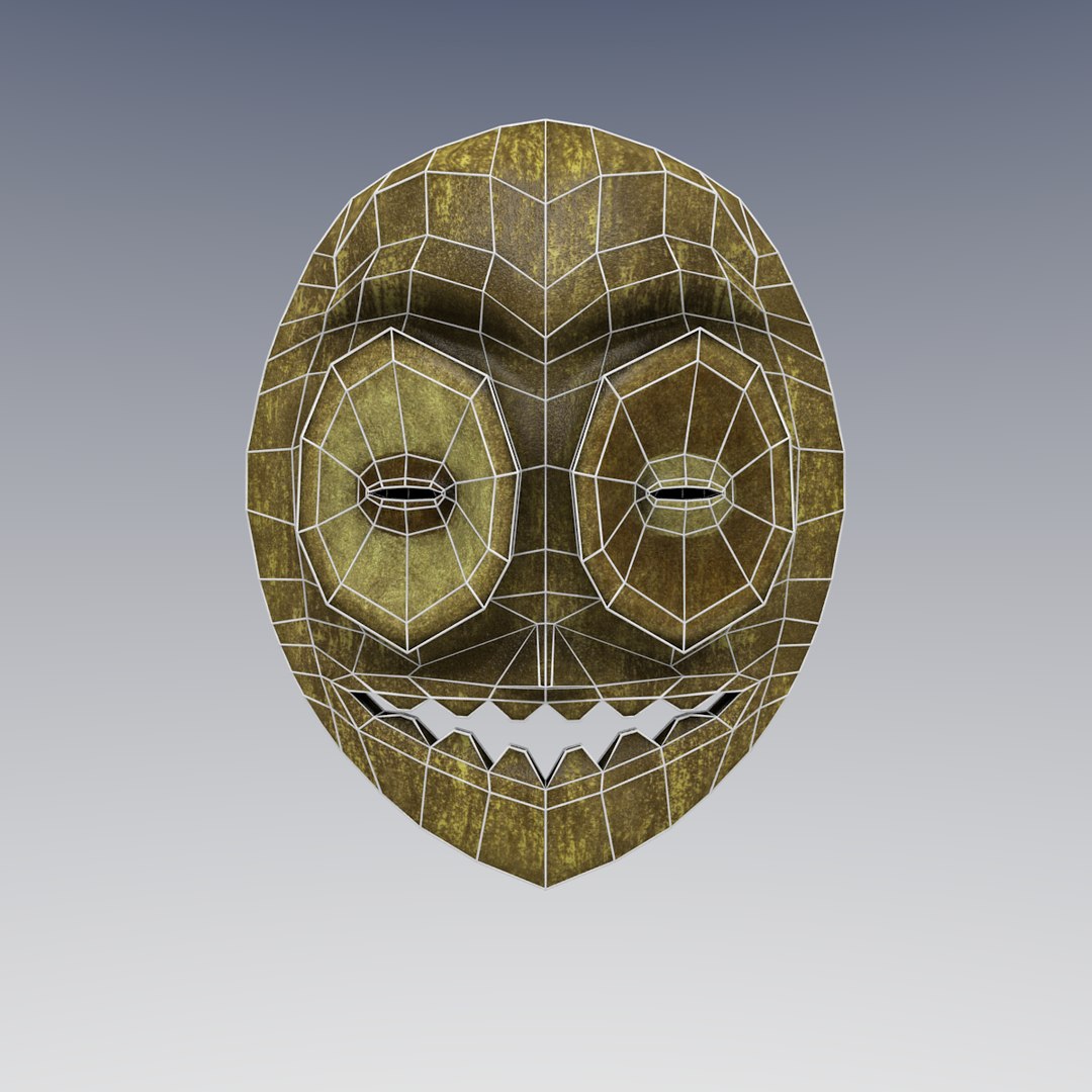 African mask 3D - TurboSquid 1291670