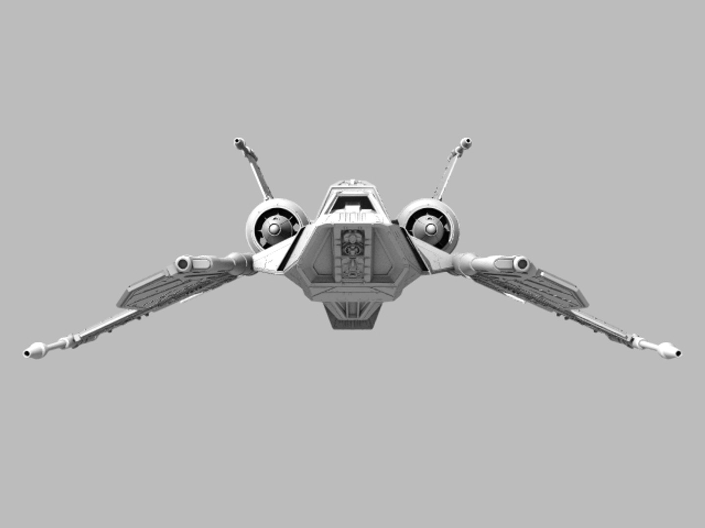 3d Space Fighter Model