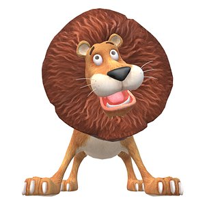 3D model Funny Lion