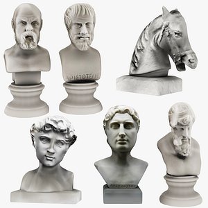 Bust Sculpture Collection 3D model