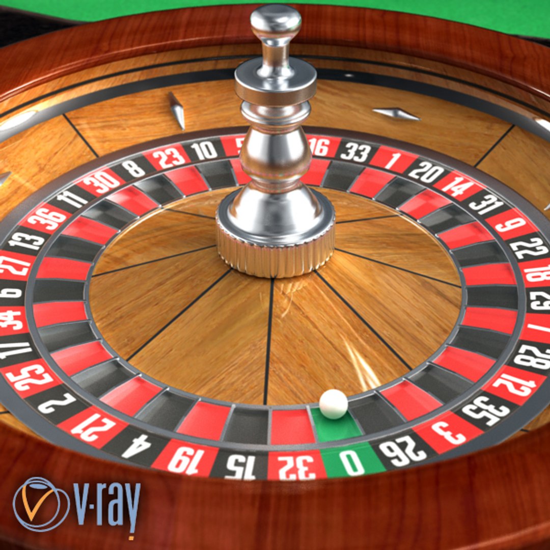 Roulette Table 3d Model