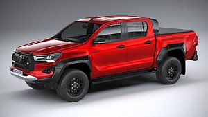 3D Toyota Hilux GR Sport 2 2024 model