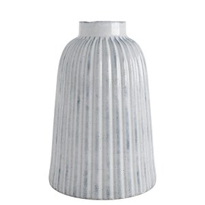 3D Striped Glazed Bottle Vase