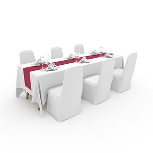 Banquet Table and Chair 102 model