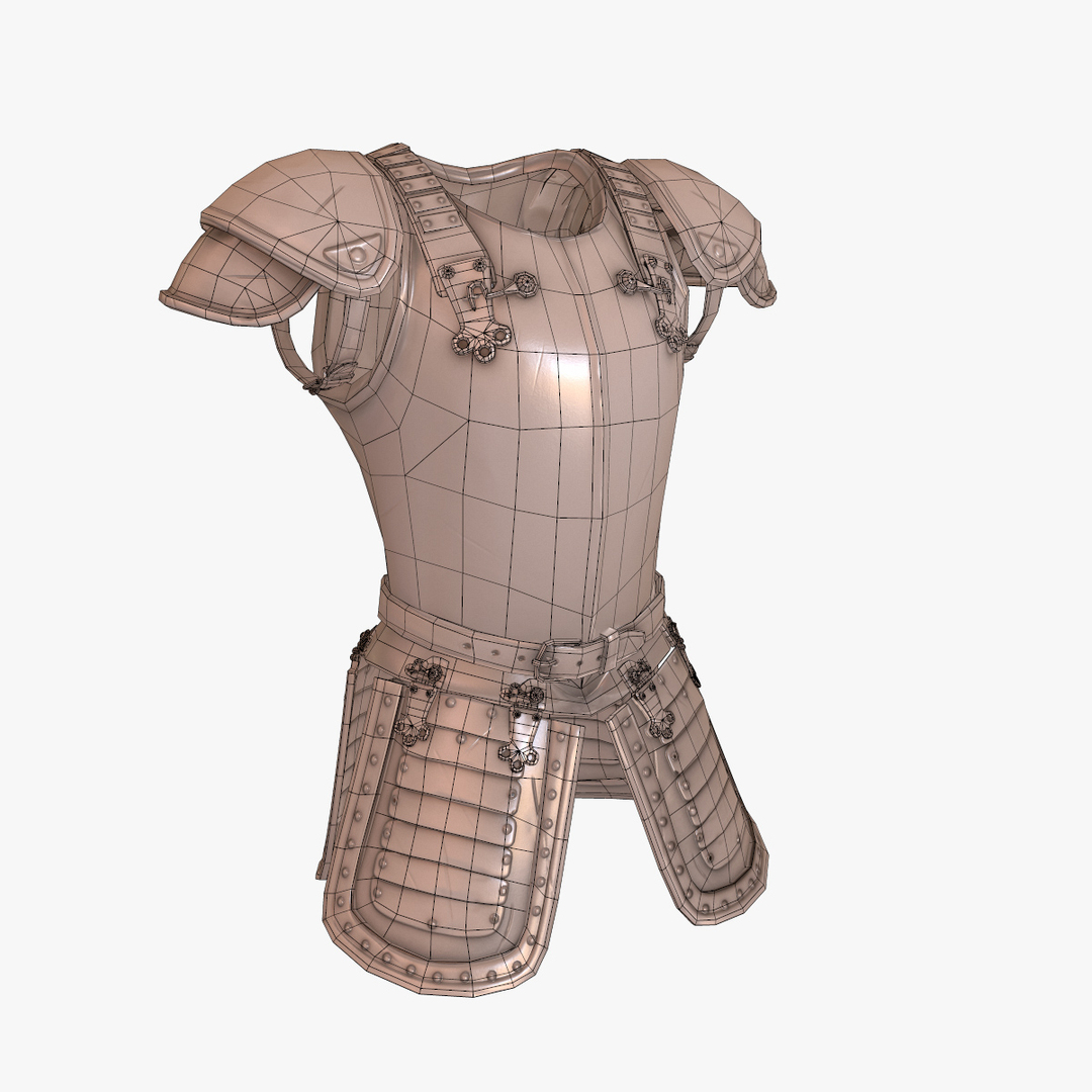 3d model medieval armor