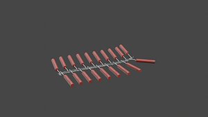 Full procedural cracker model and full customizable made from geometry node