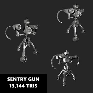 3ds max sentry gun games