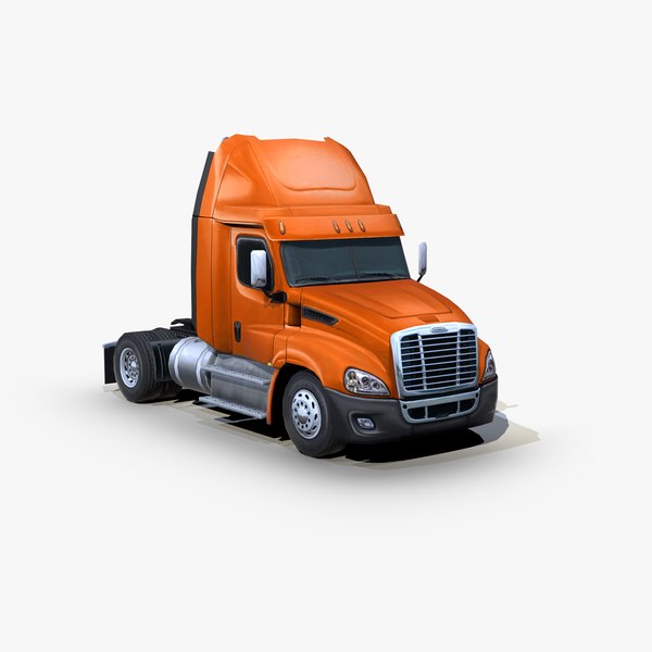 freightliner cascadia semi truck 3D model
