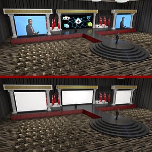 Hotel Meeting Room 39 3D model