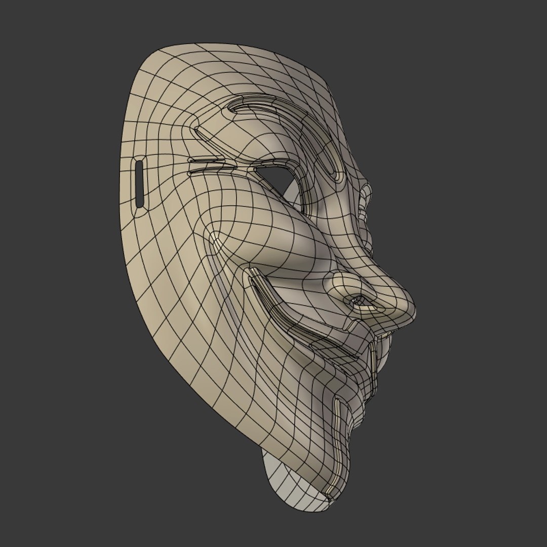 3d Anonymous Mask Model
