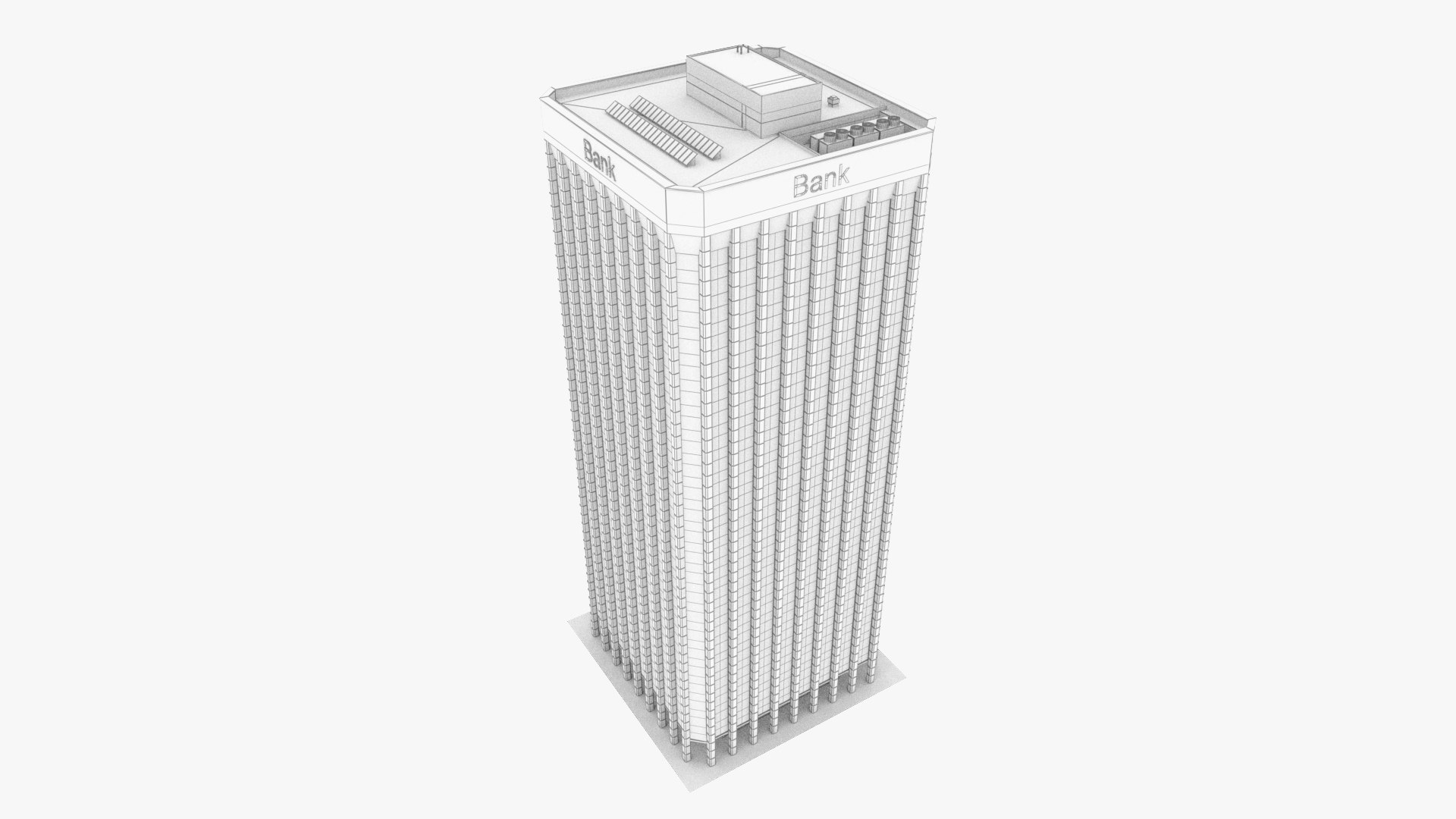 Skyscraper City Building Modern Architecture 3D Model - TurboSquid 1547516