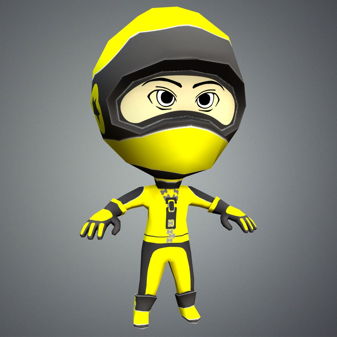 Max Character Riders 2 Mesh