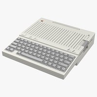 Apple IIc Personal Computer 3D Model