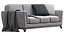 Ceni Volcanic Gray Sofa By Article