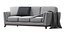 Ceni Volcanic Gray Sofa By Article