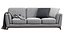 Ceni Volcanic Gray Sofa By Article