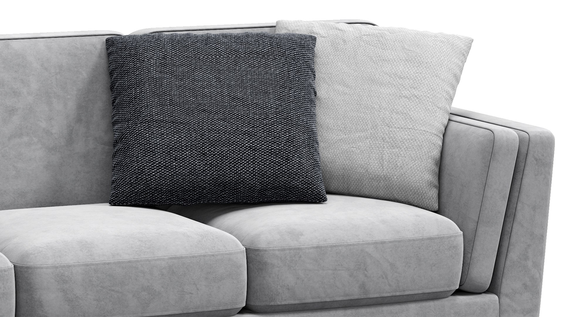 Ceni Volcanic Gray Sofa Model - TurboSquid 1707286