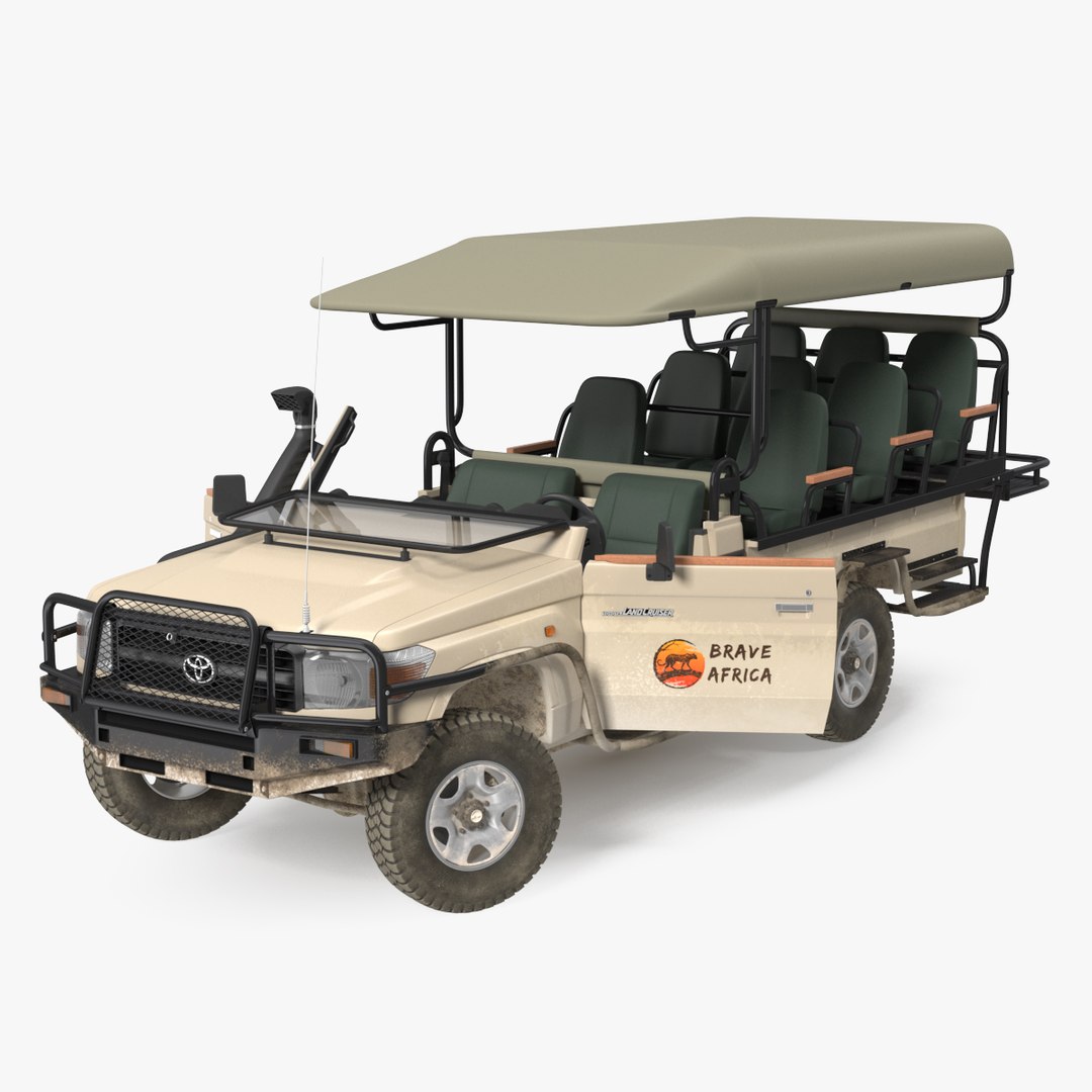 (希少) Diapet TOYOTA LAND CRUISER SAFARI 3D Toyota Land Cruiser Safari Open Sided Beige Dirty Rigged