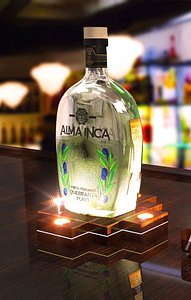 illuminated base for bottle