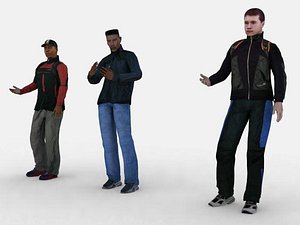 3d man model
