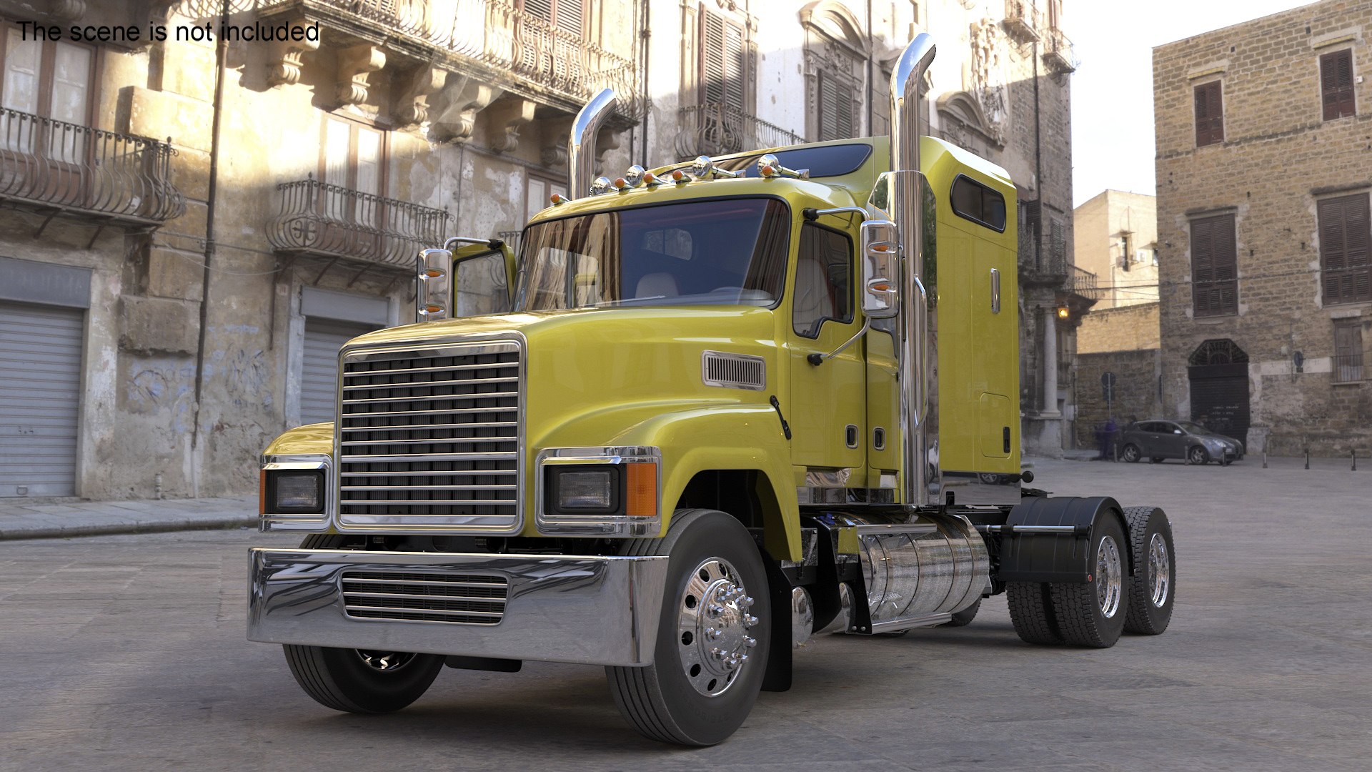 Freight Truck Rigged 3D Model - TurboSquid 2292282