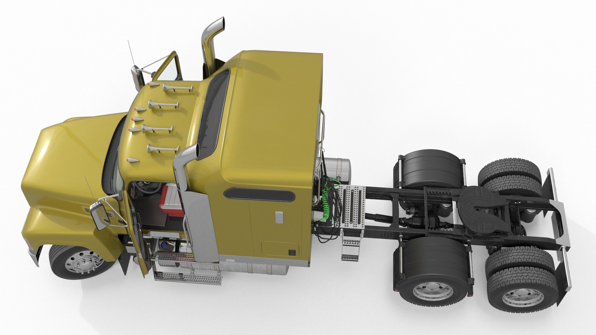 Freight Truck Rigged 3D Model - TurboSquid 2292282