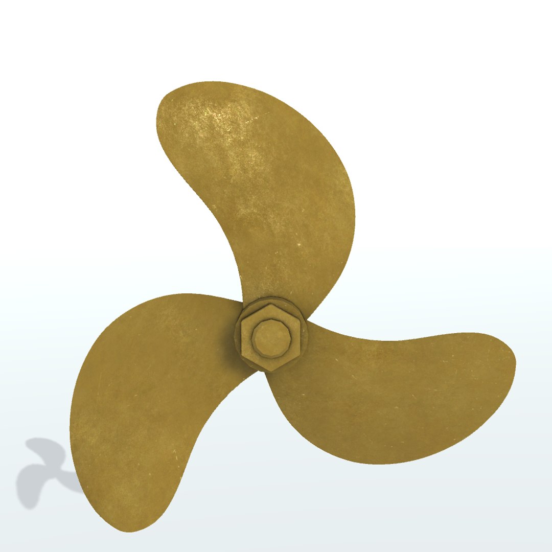 Ship Screw 3D Model - TurboSquid 1221605