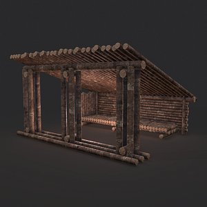 Viking Hut V 3D