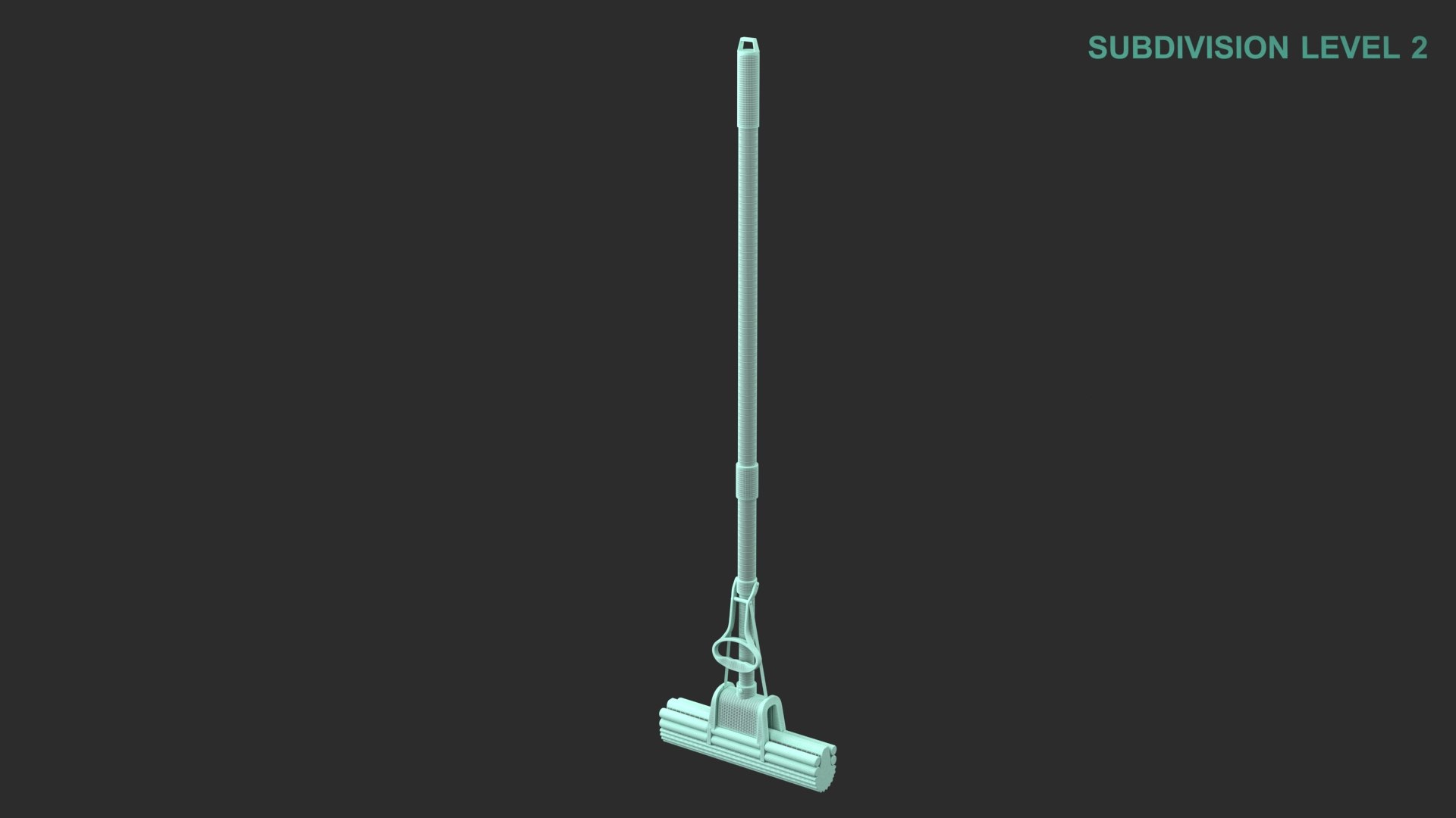 Sponge Mop 3D https://p.turbosquid.com/ts-thumb/rw/CeIu0x/Lu/wireframe0001/jpg/1653727341/1920x1080/fit_q87/2ab43dff189d715e72daf230a050682295ef1a84/wireframe0001.jpg