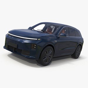 Electric SUV Ocean Blue