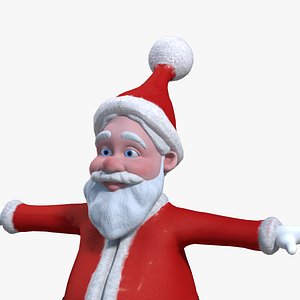 Santa Claus Cartoon Rigged