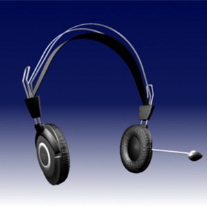 3d model cosonic headphone