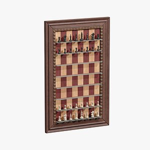 Chess Table Free 3D Model - .blend - Free3D