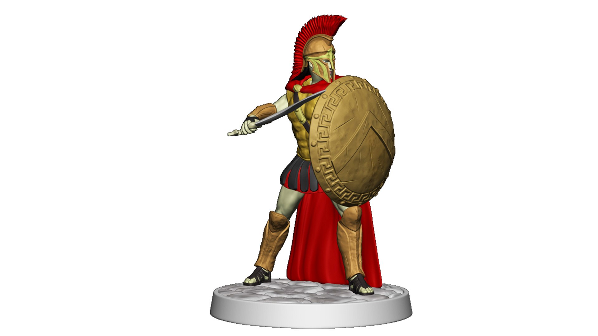 3D Model Spartan 5 Third Set Heavy Spartan Army - TurboSquid 2312809