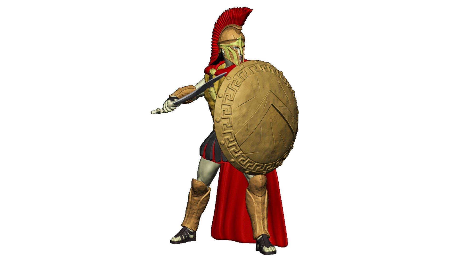3D Model Spartan 5 Third Set Heavy Spartan Army - TurboSquid 2312809